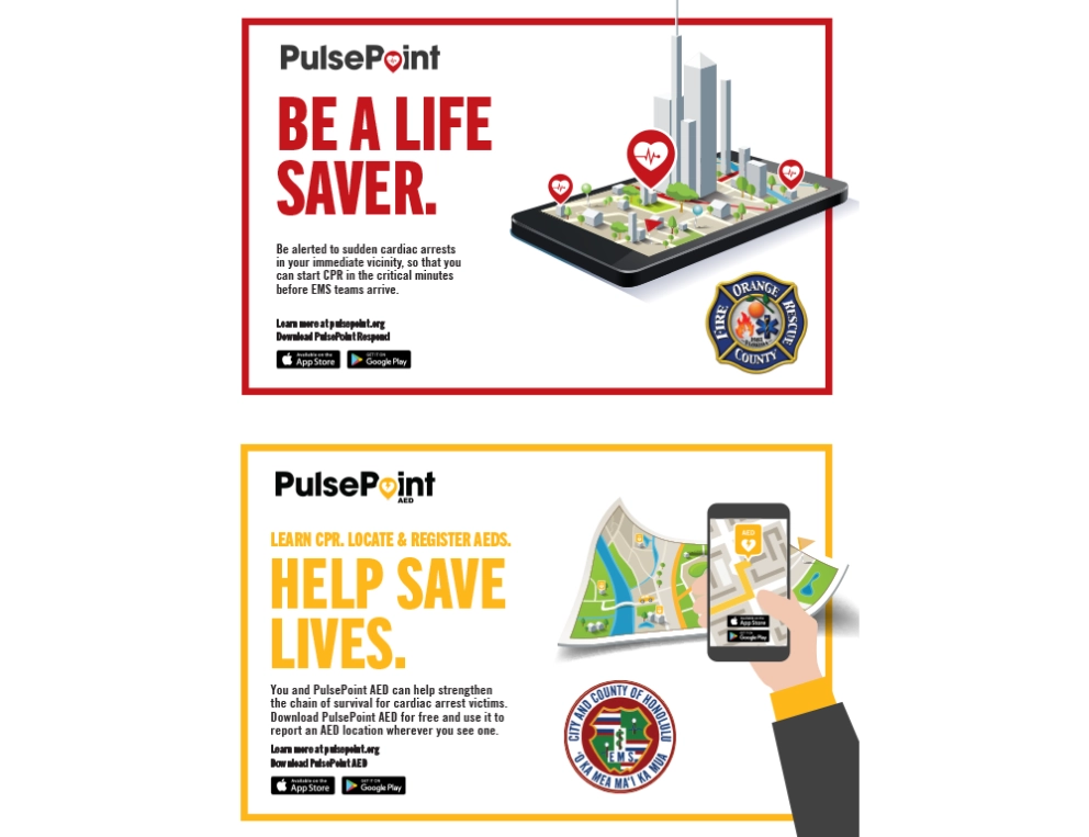 PulsePoint Outreach Postcard.